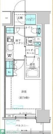 ヴィークブライト蔵前の物件間取画像